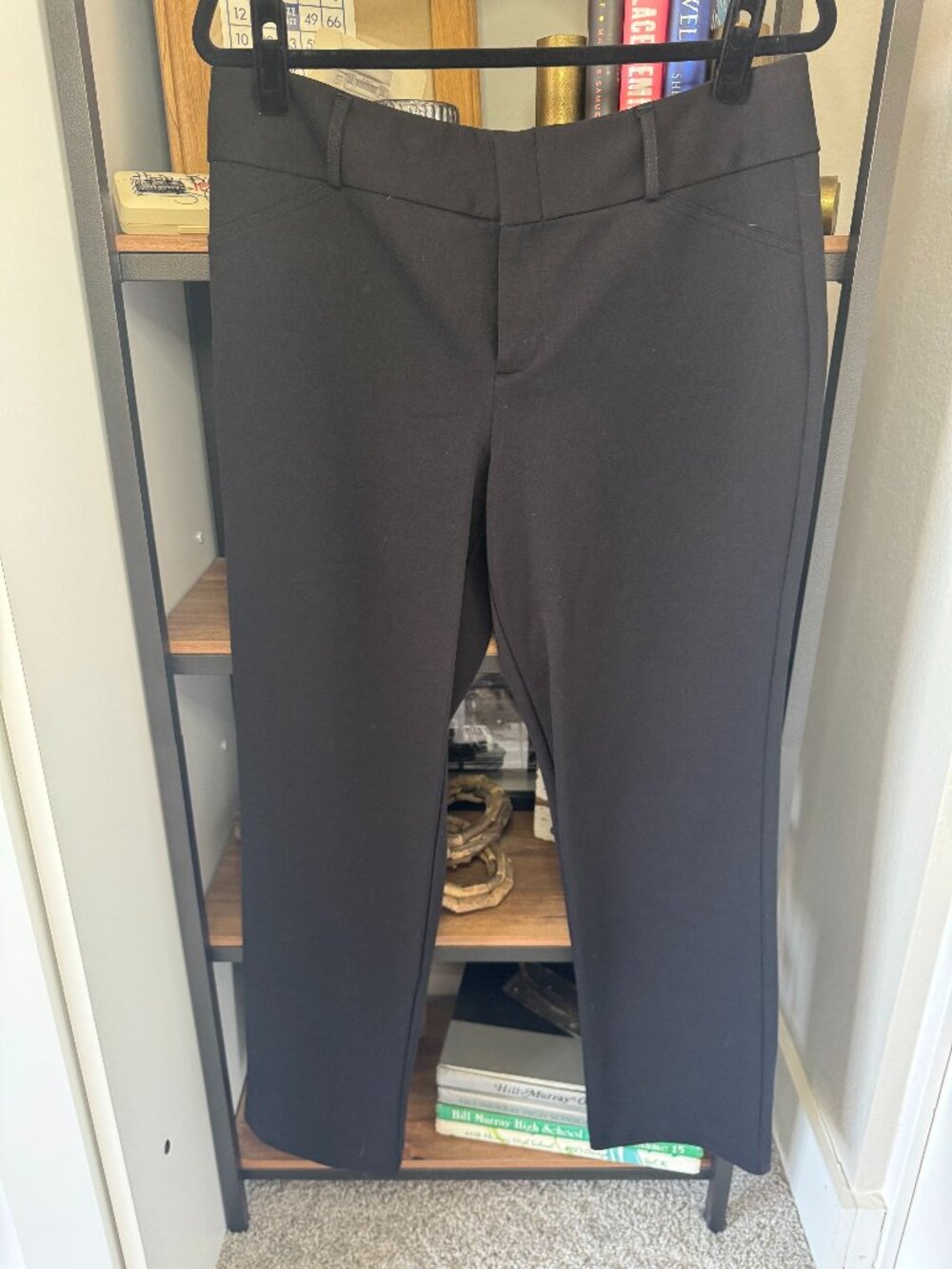 Michael Michael Kors Black Ponte Pants w/Faux Front & Back Slit Pockets - Sz 14